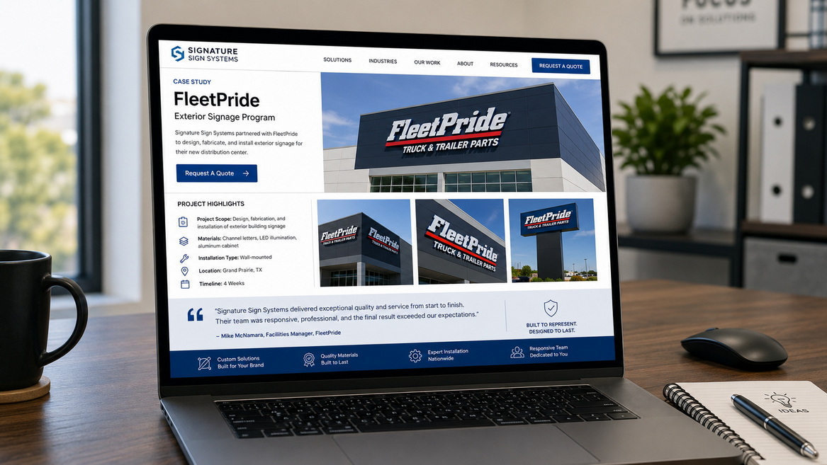 Signage Case Study With Testimonial Signage Case Study With Testimonial