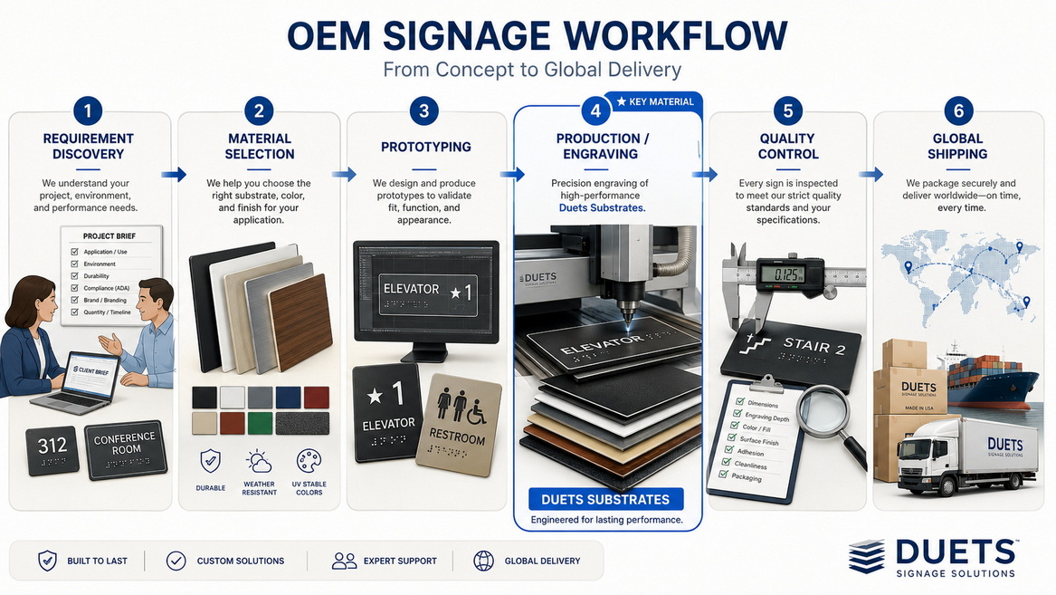 OEM Signage Production Workflow OEM Signage Production Workflow