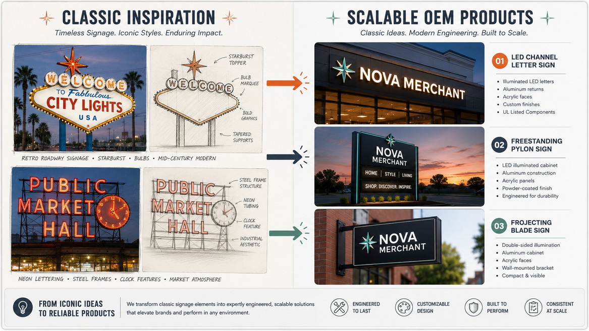 OEM Implementation Of Classic Sign Concepts OEM Implementation Of Classic Sign Concepts