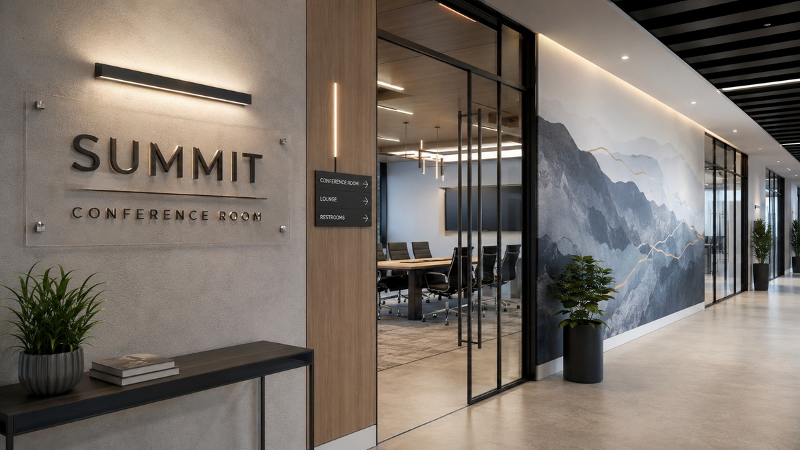 Interior Branding With Dimensional Letters Interior Branding With Dimensional Letters