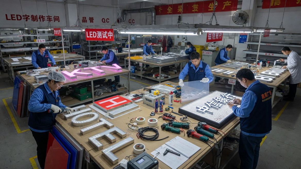 OEM Sign Manufacturing Process OEM Sign Manufacturing Process