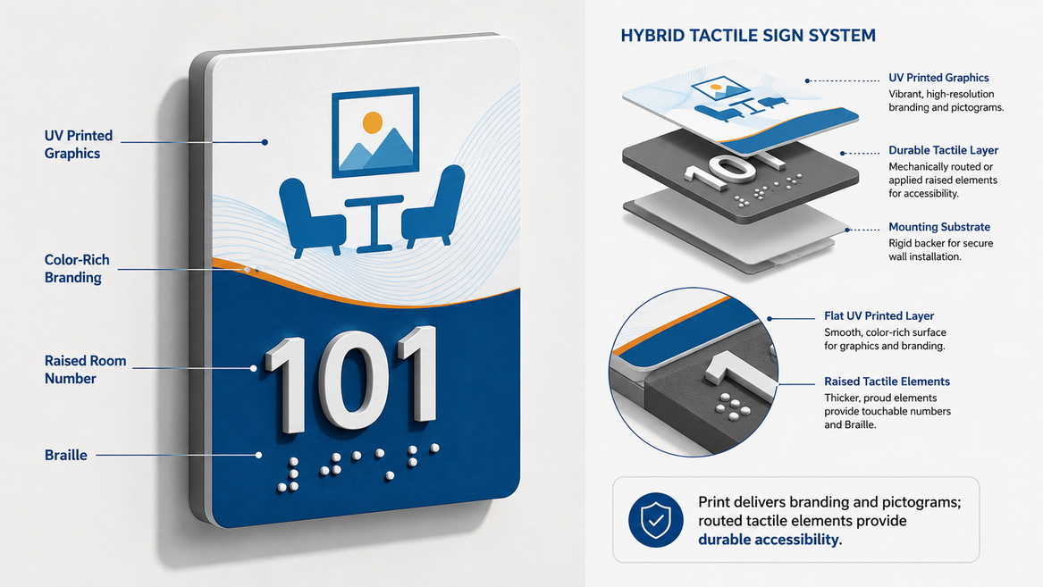 Hybrid Tactile Signage System Hybrid Tactile Signage System
