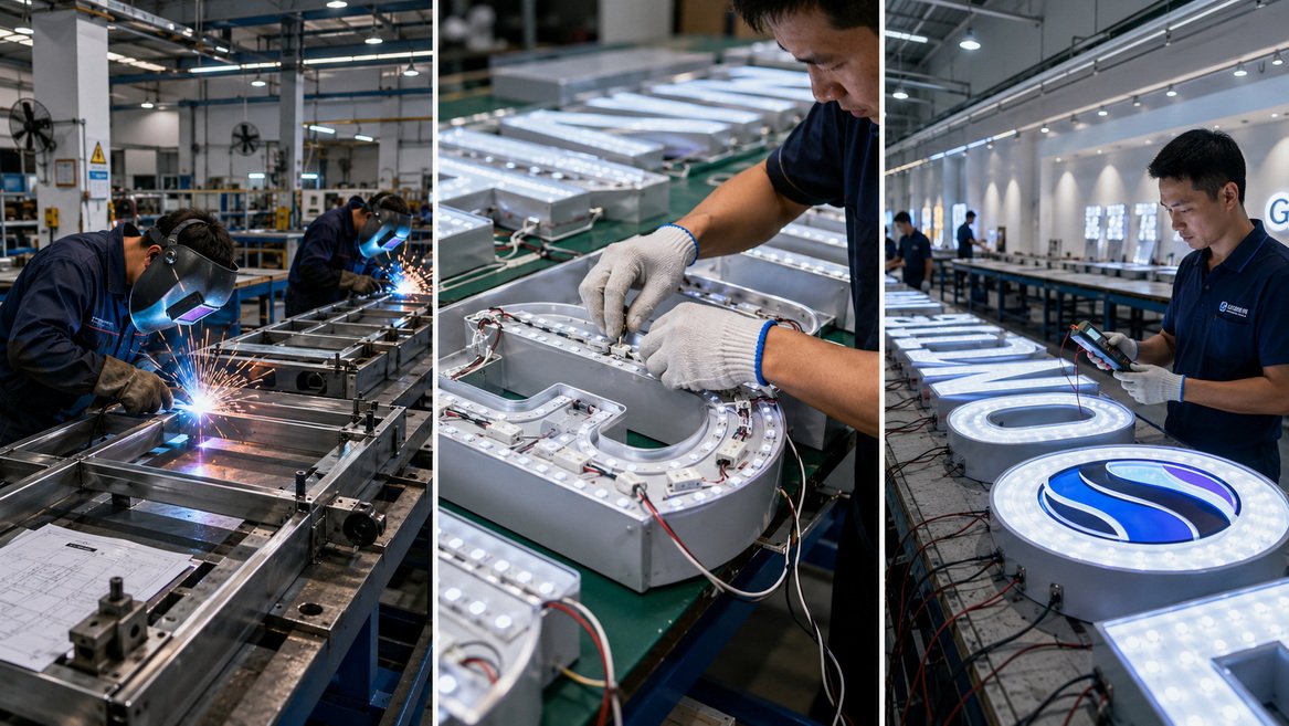 OEM Signage Manufacturing Process OEM Signage Manufacturing Process