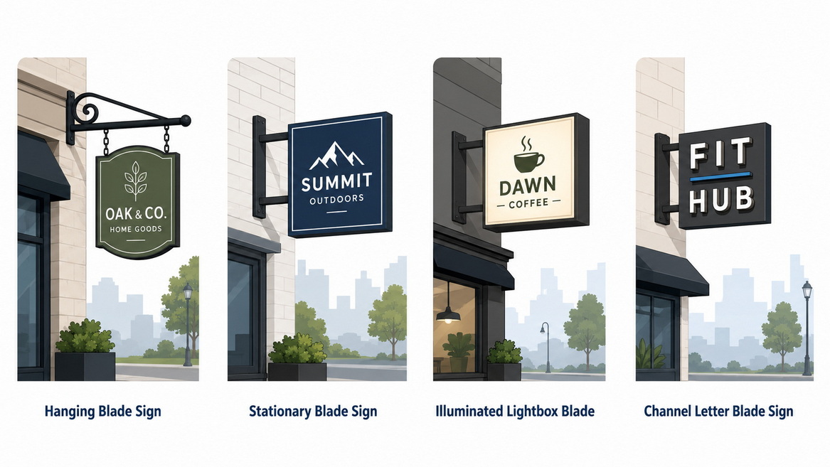 Types Of Blade Signs Overview Types Of Blade Signs Overview