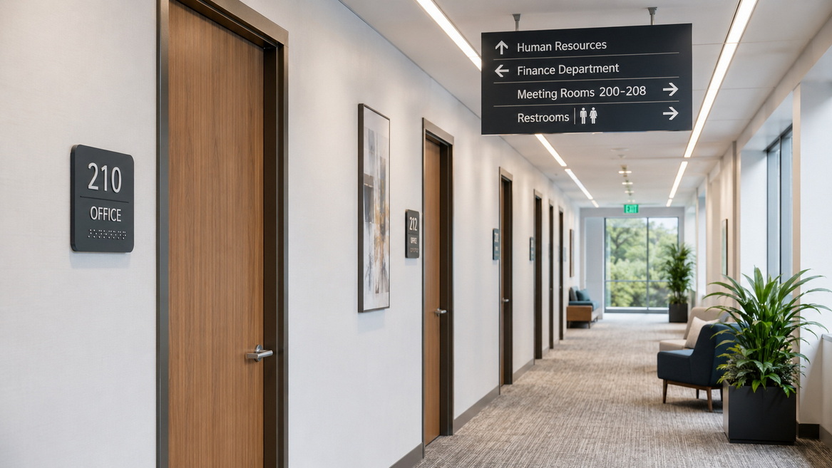 ADA And Wayfinding Corridor Signs ADA And Wayfinding Corridor Signs
