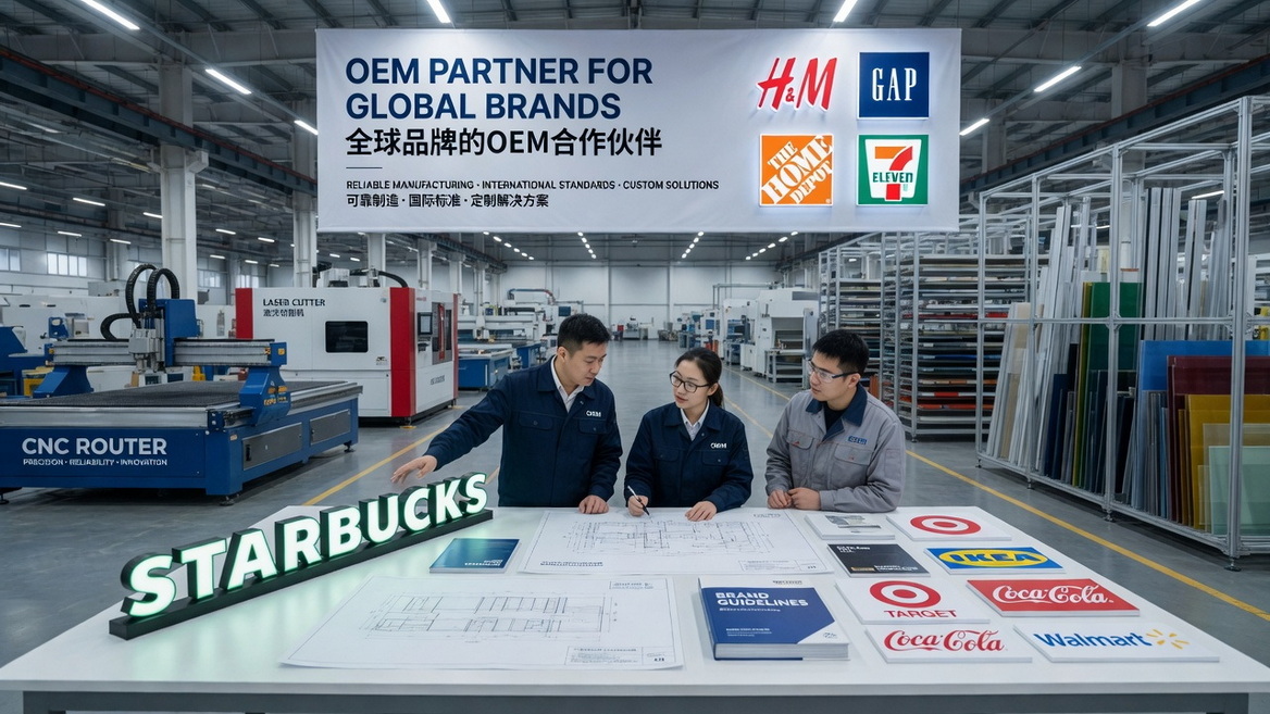 Global OEM Signage Factory Overview Global OEM Signage Factory Overview
