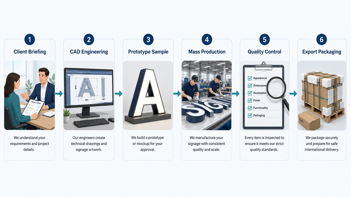 OEM Signage Production Workflow OEM Signage Production Workflow