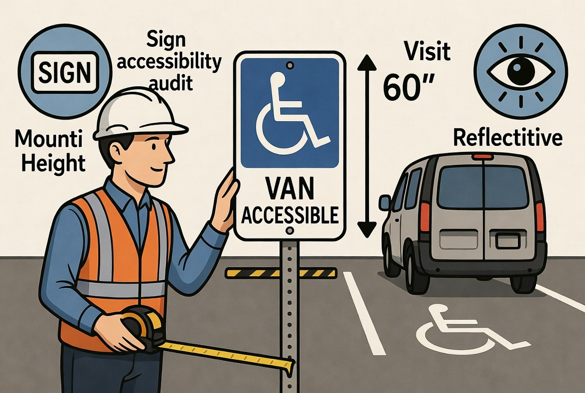 Handicap Sign Installation Checklist