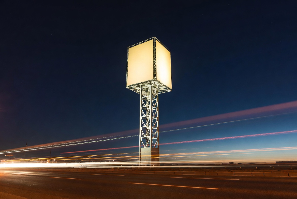 External Floodlighting vs. Internal LED Illumination for Pylon Signs