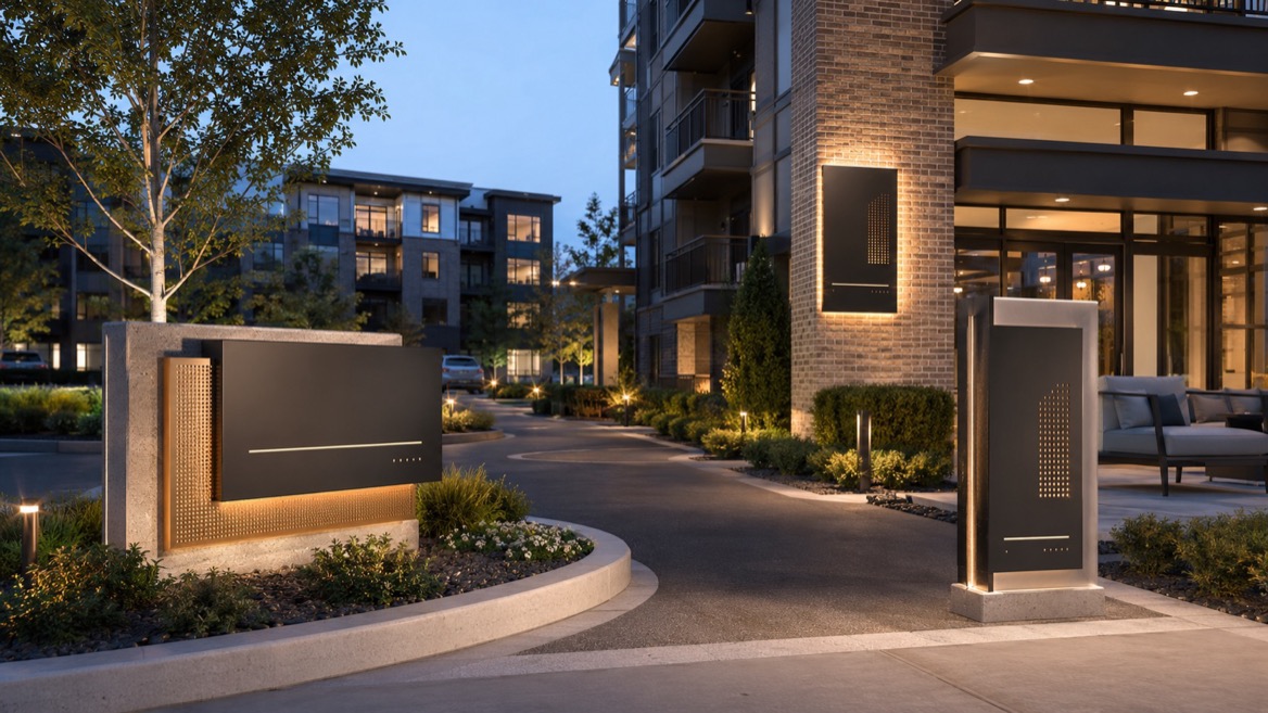 Apartment Signage Branding