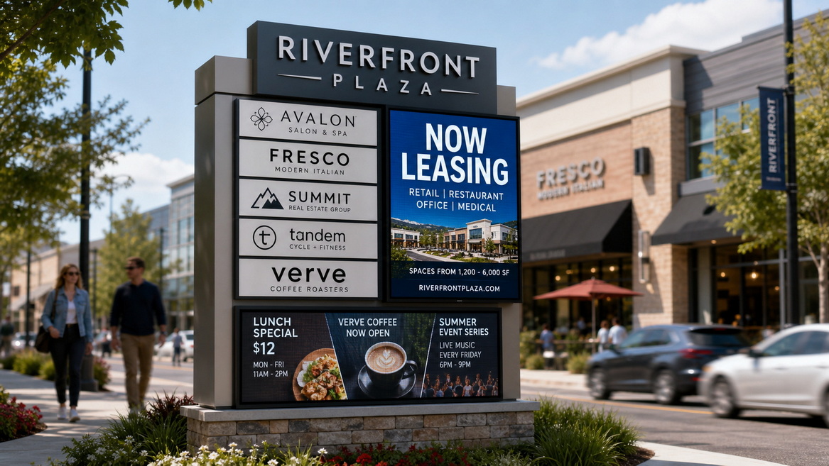 Multi-Tenant Sign Design Strategies To Attract High-Value Tenants In 2026