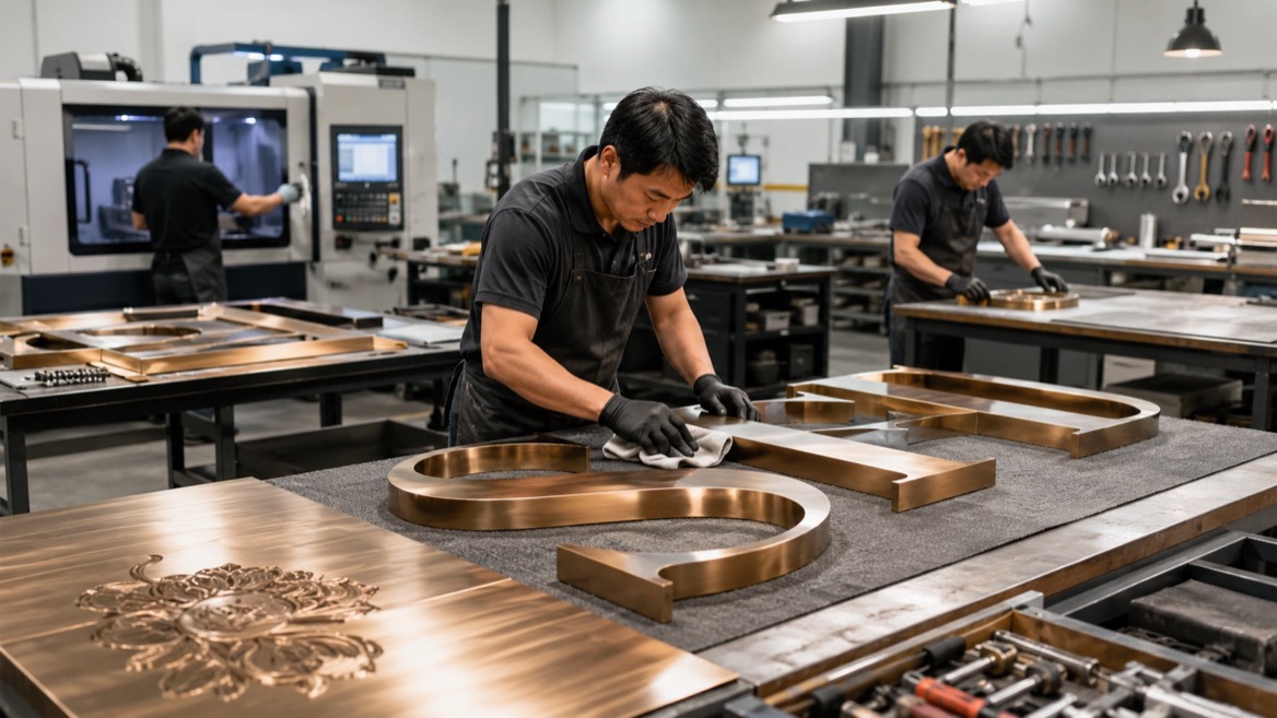 Bronze Letter Factory Overview