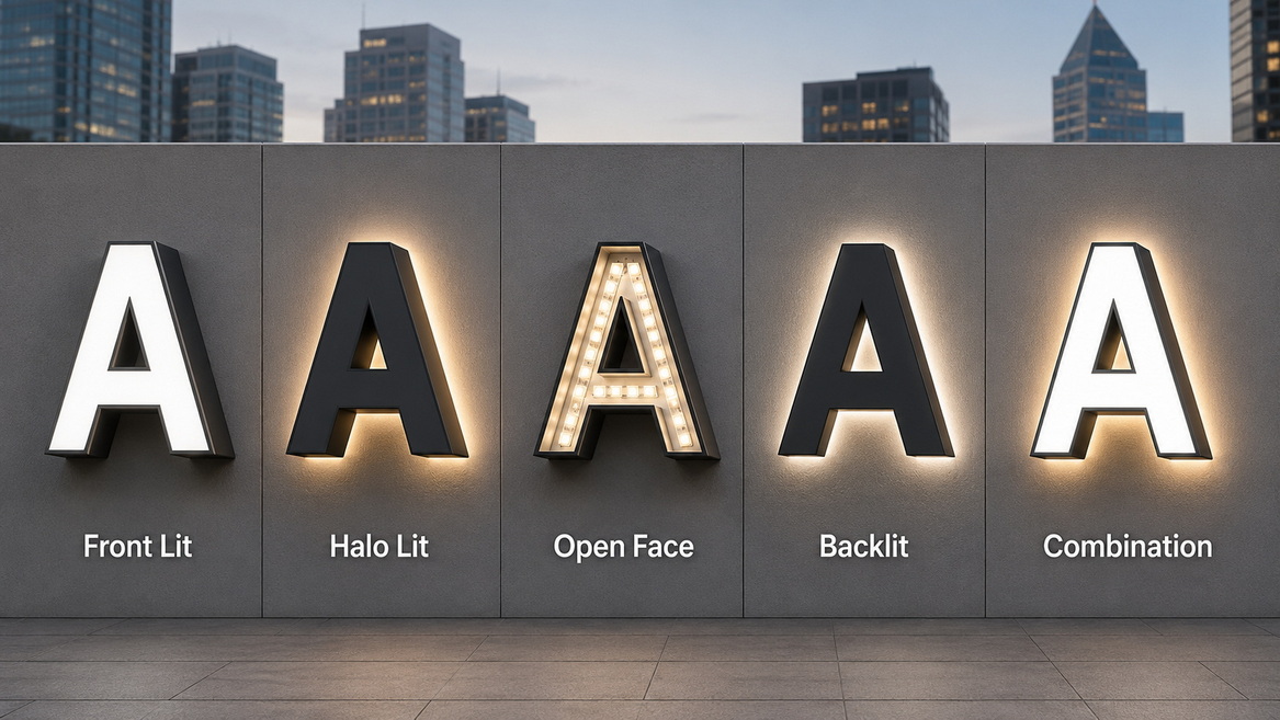 What Are Channel Letters And Illuminated Lettering?
