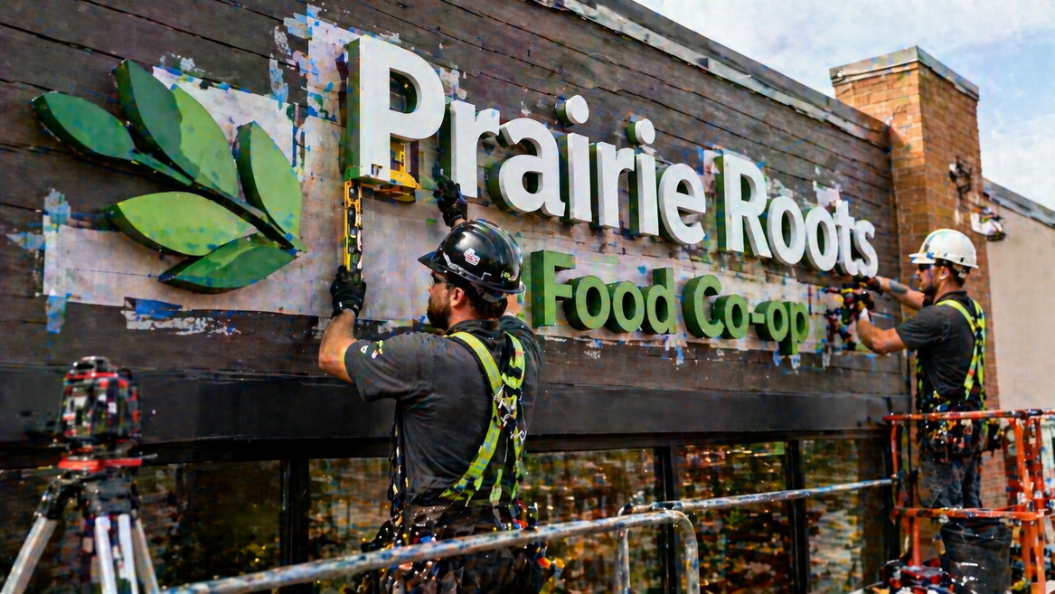 Community Business Signage Installation