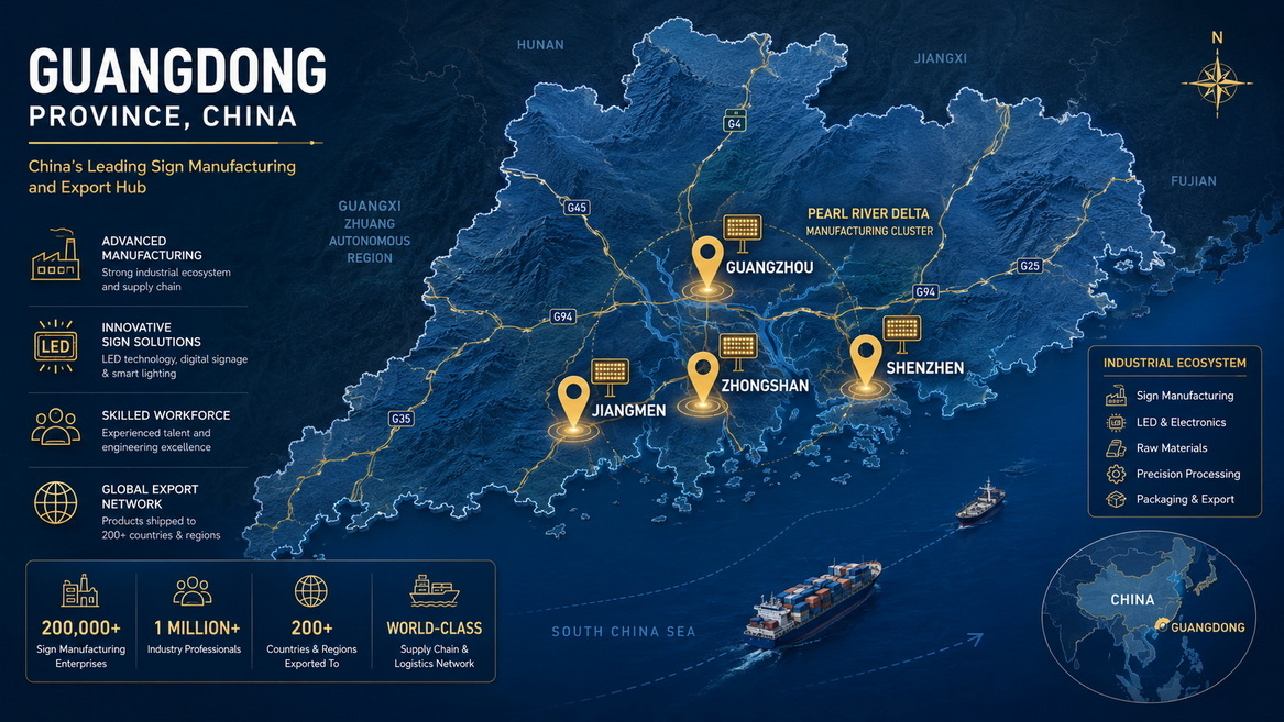 Guangdong Manufacturing Cluster Map for Illuminated Signs_2