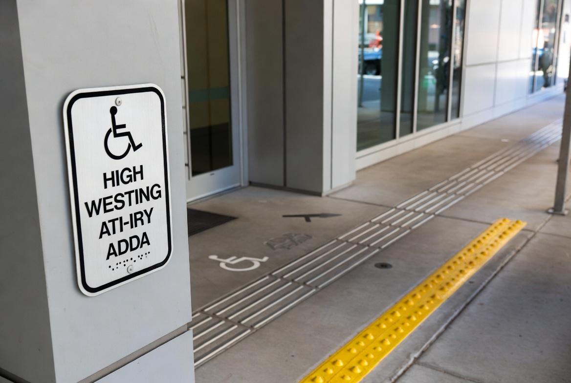 Integrated ADA Signage And Tactile Wayfinding