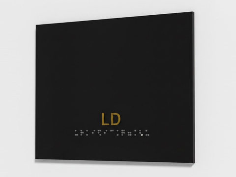 Hot-Pressed Braille Signs