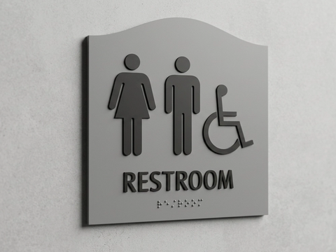 Restroom / Bathroom ADA Signs