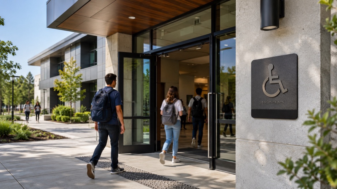 Campus Accessibility Entrance