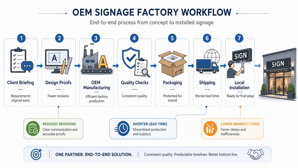 OEM Enabled Sign Production Workflow