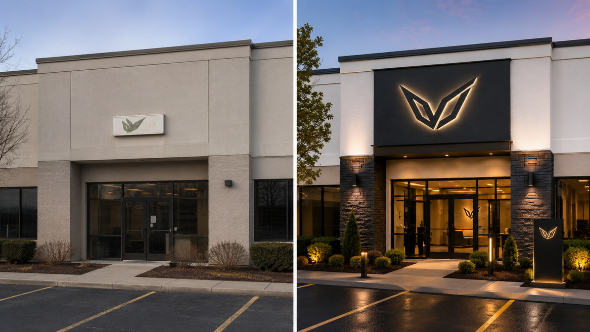 Before And After Signage Transformation Before And After Signage Transformation