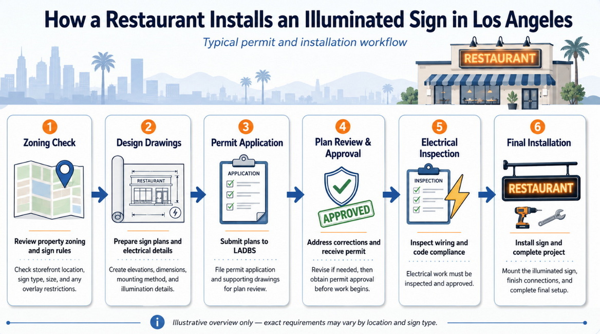 Restaurant Sign Permit Workflow