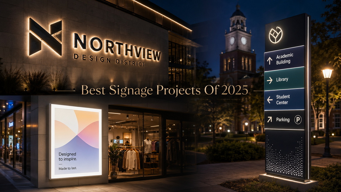 Best Advertising Signage Projects of 2025: A Field Report From A Manufacturing Partner's Perspective