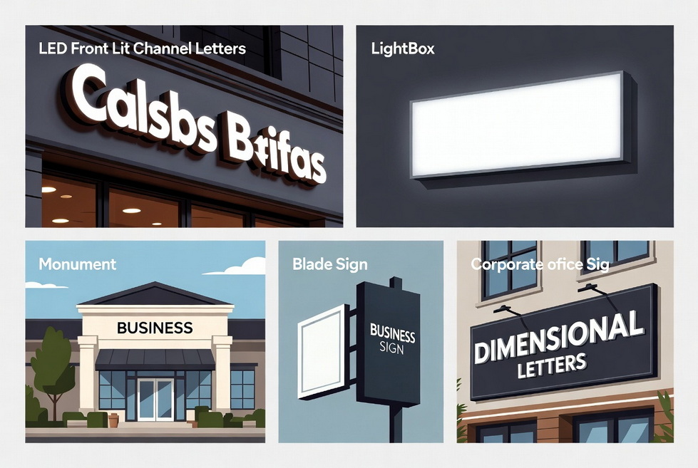 Custom Sign Types Comparison