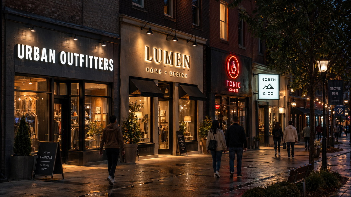 Illuminated Storefront Overview