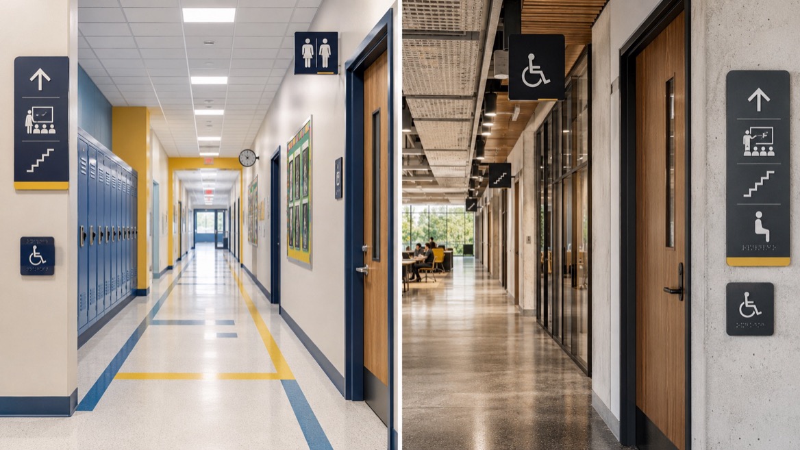 Do Schools and Colleges Need ADA Signage? A Practical Comparison for Campus Accessibility