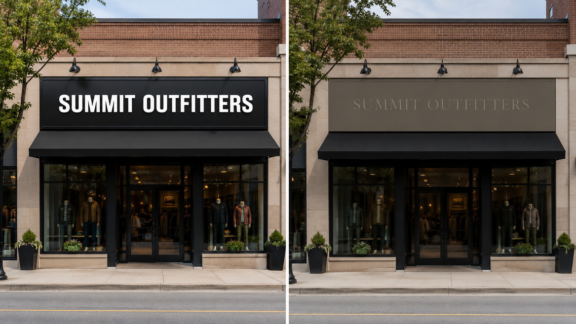 How Font Choice Impacts Real-World Signage Performance