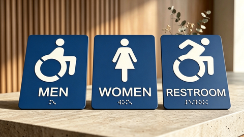 Restroom / Bathroom ADA Signs-2
