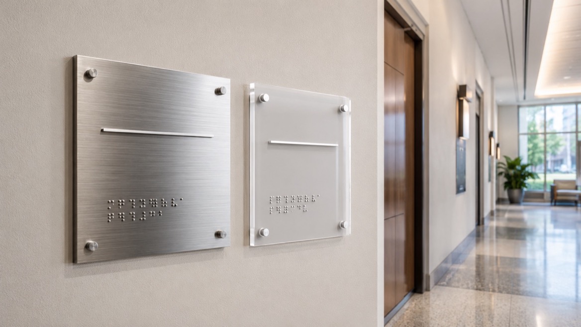 Metal ADA Signs vs. Plastic ADA Signs: Longevity in Public Spaces