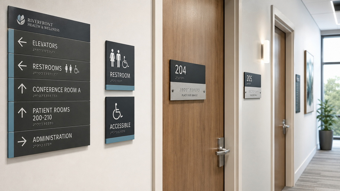 Accessible Wayfinding Sign System Accessible Wayfinding Sign System