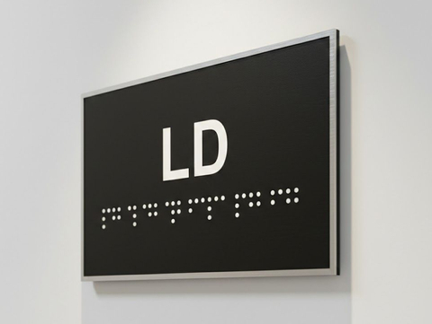CNC Braille Sign
