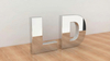 Mirror Steel Letters