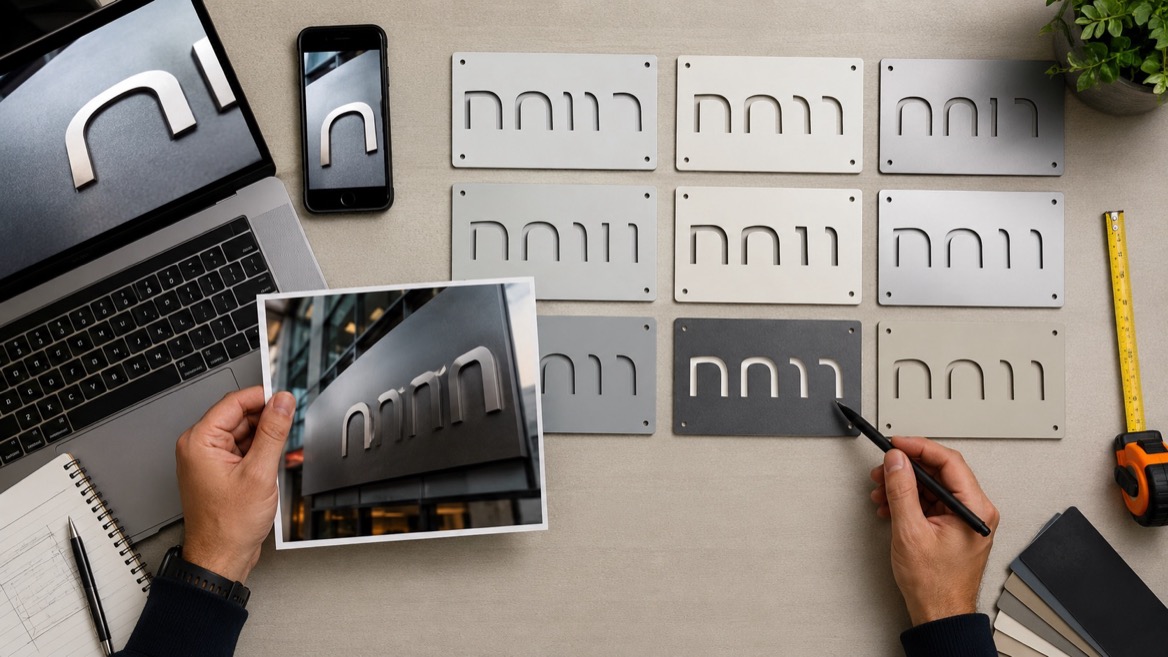 Signage Font Matching Workflow Signage Font Matching Workflow