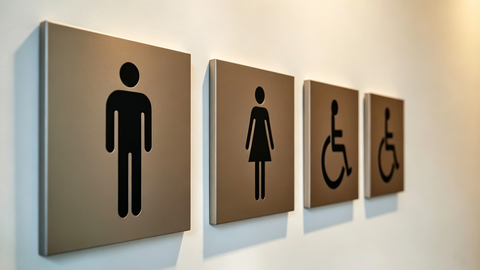 Restroom / Bathroom ADA Signs-3