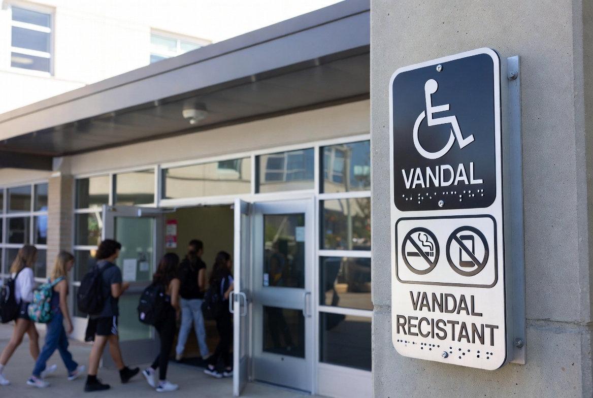 Outdoor Vandal‑Proof ADA Signs for Schools: A Practical Guide from the Field