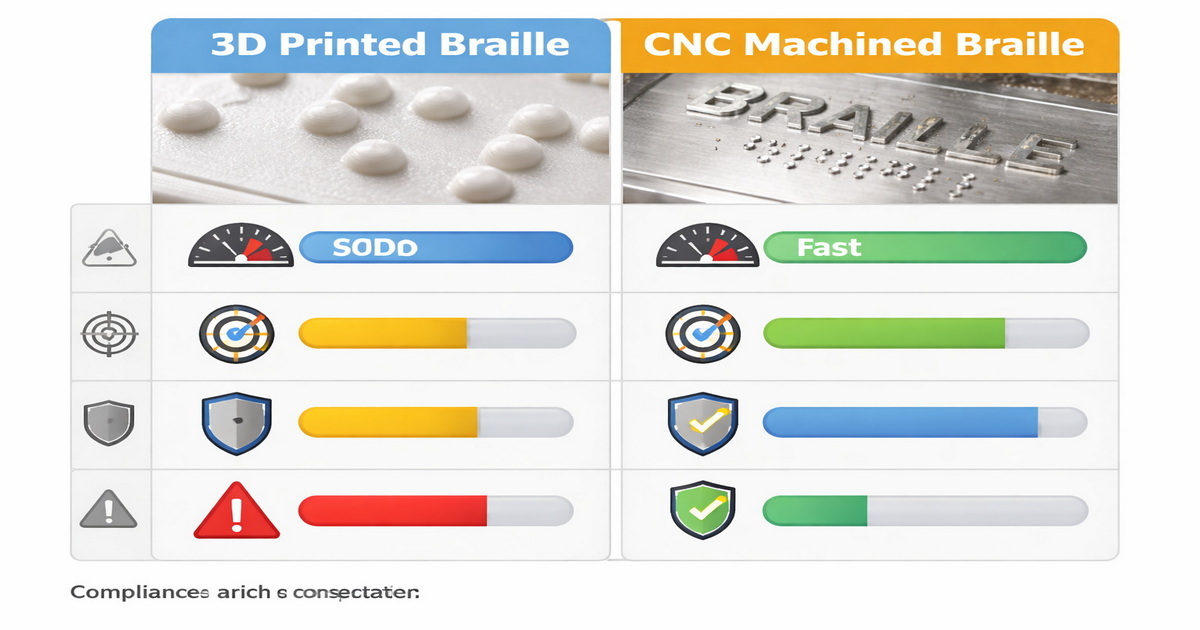 Braille Sign Speed And Quality Chart