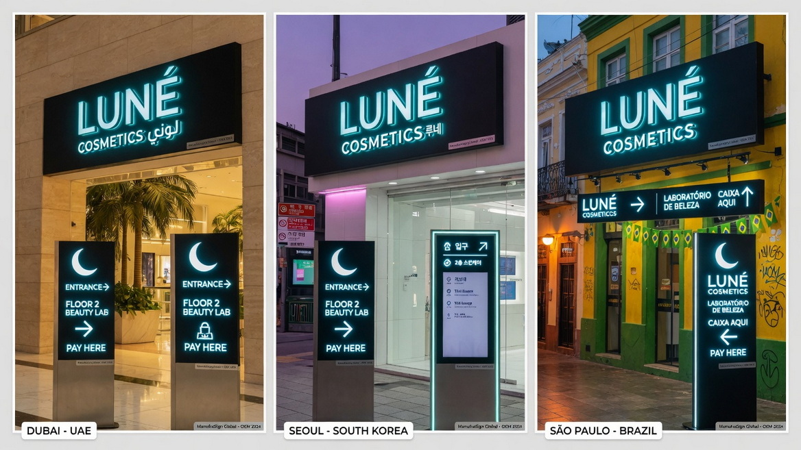 Custom Advertising Signage Fabrication for Global Brands (OEM Guide)