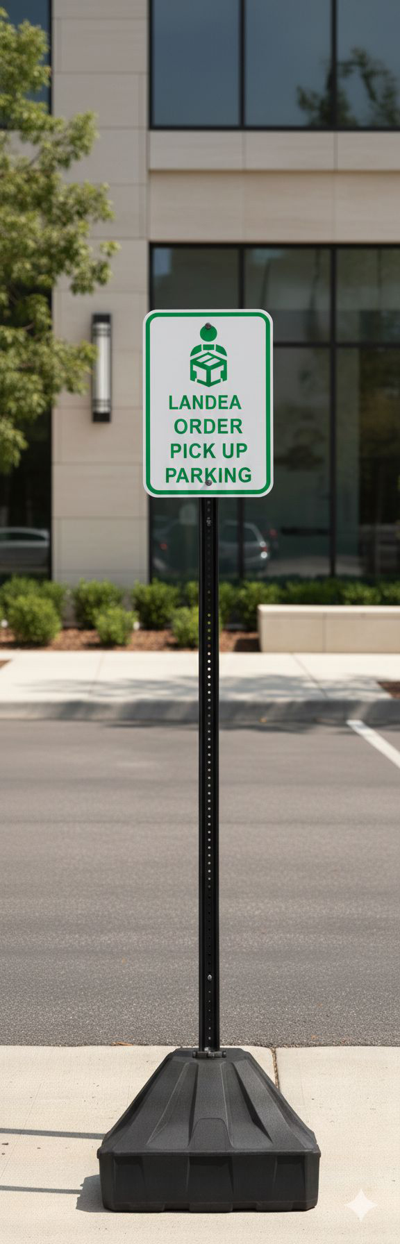 Street Sign With Postspoles (2)