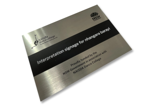 Etched Stainless Steel Plaques