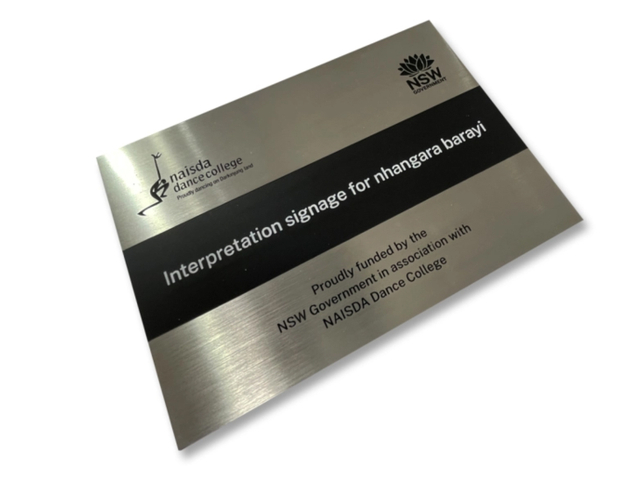 Etched Stainless Steel Plaques