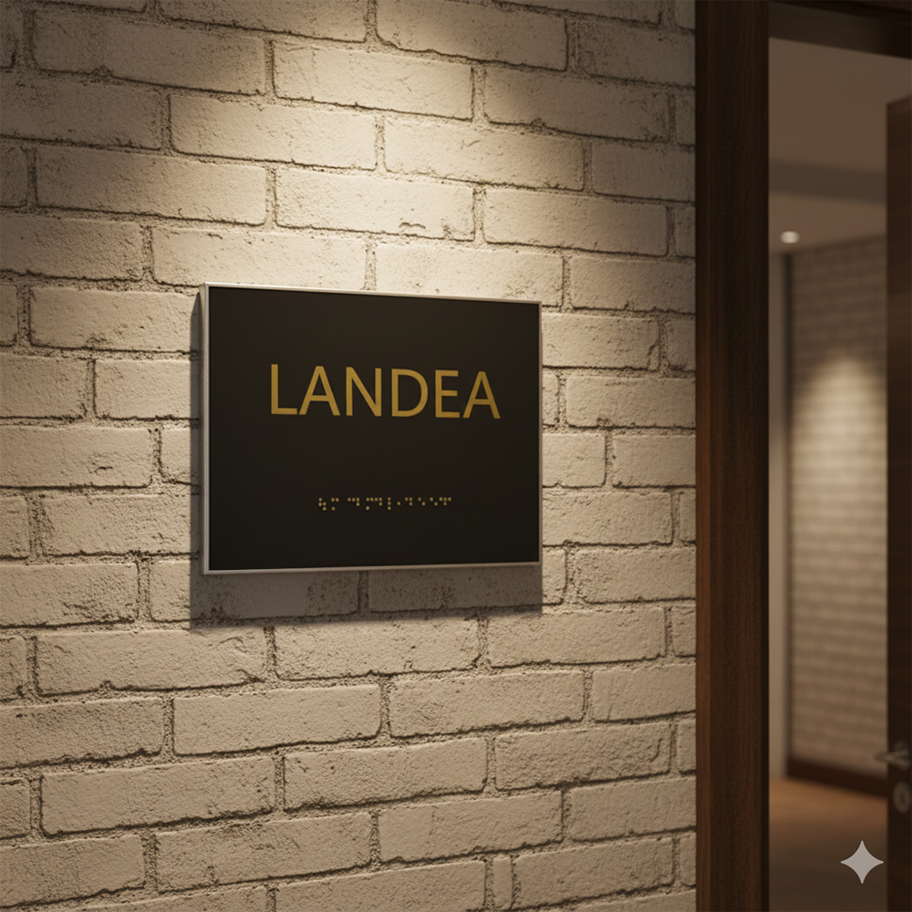 Hot-Pressed Braille Signs