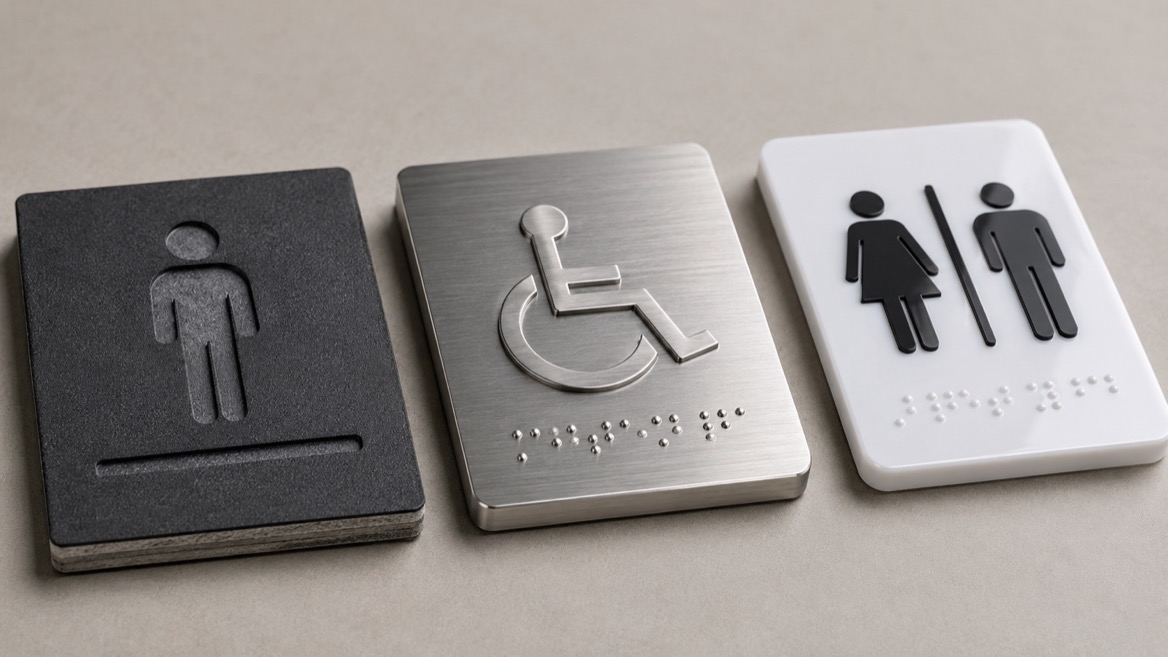 Signage Material Contrast Display Signage Material Contrast Display
