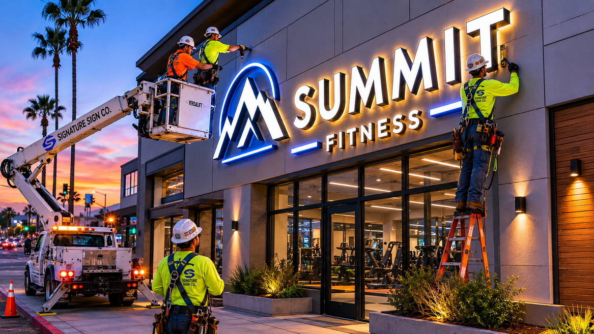 Why Professional Building Sign Installation Matters