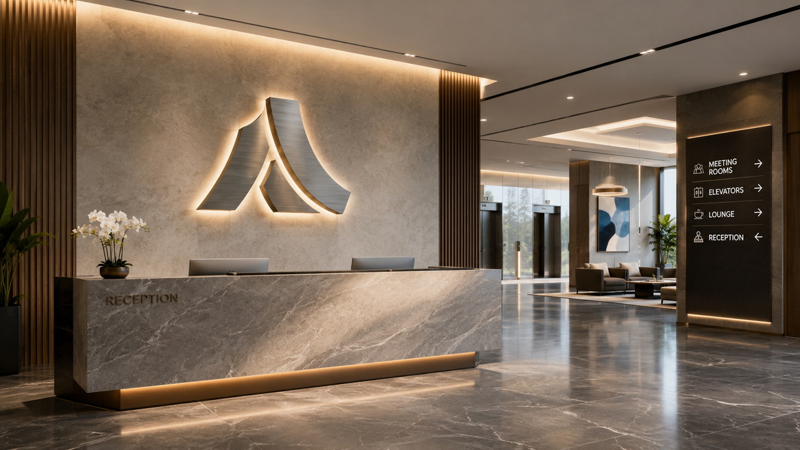 Interior Brand Signage Experience