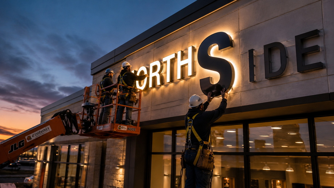 Choosing The Right Advertising Signage Installation Partner for Your Brand Projects