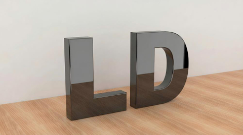 Mirror Black Letters